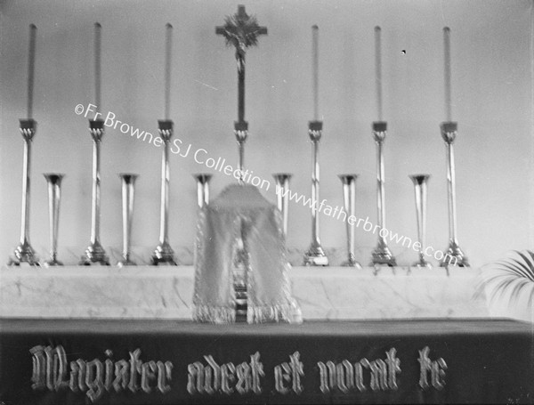 ALTAR IN CHRISTIAN BROTHERS' CHAPEL BALDOYLE